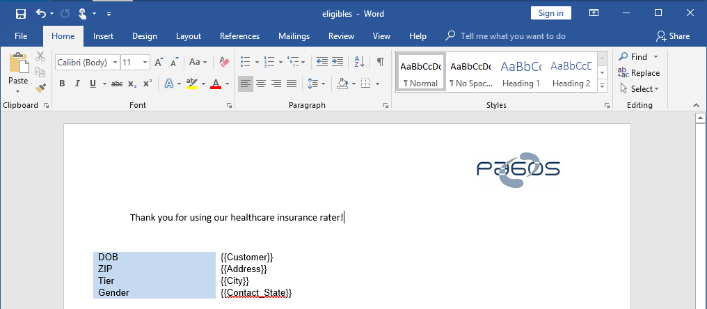 Repeating Document interface screenshot 1 in Recursive Printing