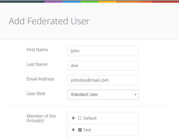 Federation Services interface