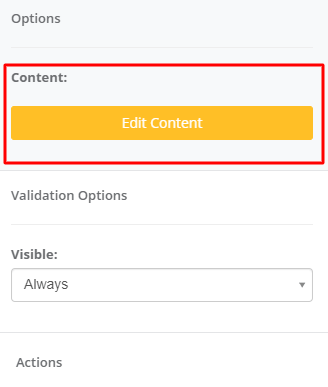 Edit Content interface screenshot 1 in Advanced Label