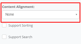 Content Alignment interface screenshot 20 in Output Grid