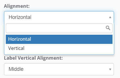Alignment interface screenshot 16 in Radio Button