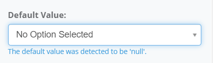 Default Value interface screenshot 20 in Radio Button