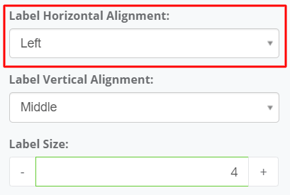 Label Horizontal Alignment interface screenshot 7 in Calendar