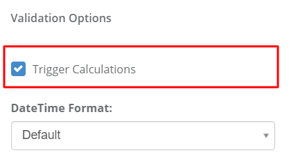 Trigger Calculations interface screenshot 22 in Calendar