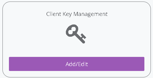 Application Management interface