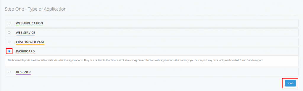 Analyze Data with a Dashboard interface