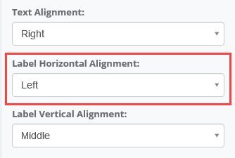 texboxhorizontal: Label Horizontal Alignment interface screenshot 9 in Textbox