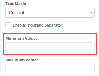 textboxminval: Minimum Value interface screenshot 27 in Textbox