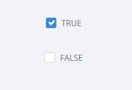 true: Default Value interface screenshot 9 in Checkbox