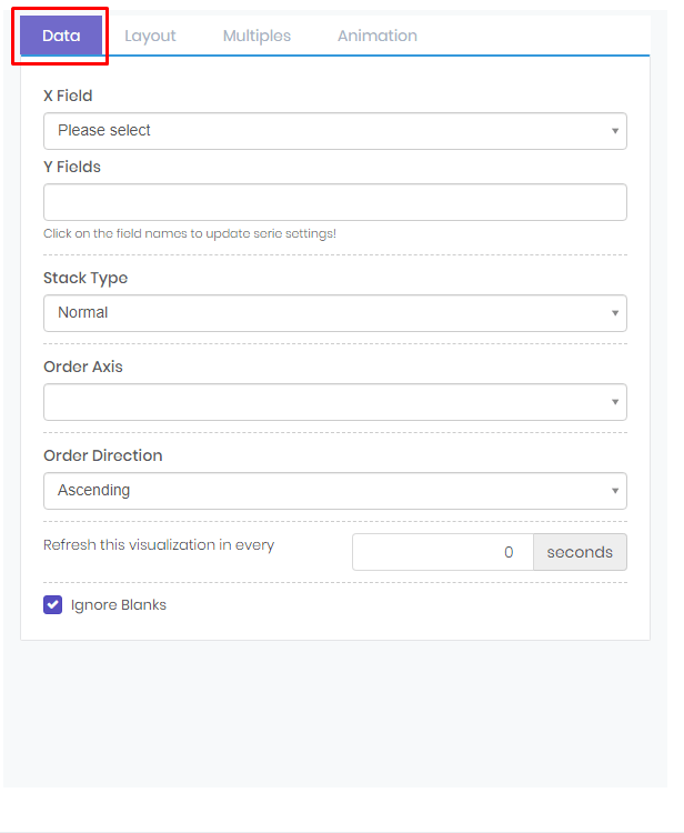 Analyze Data with a Dashboard interface
