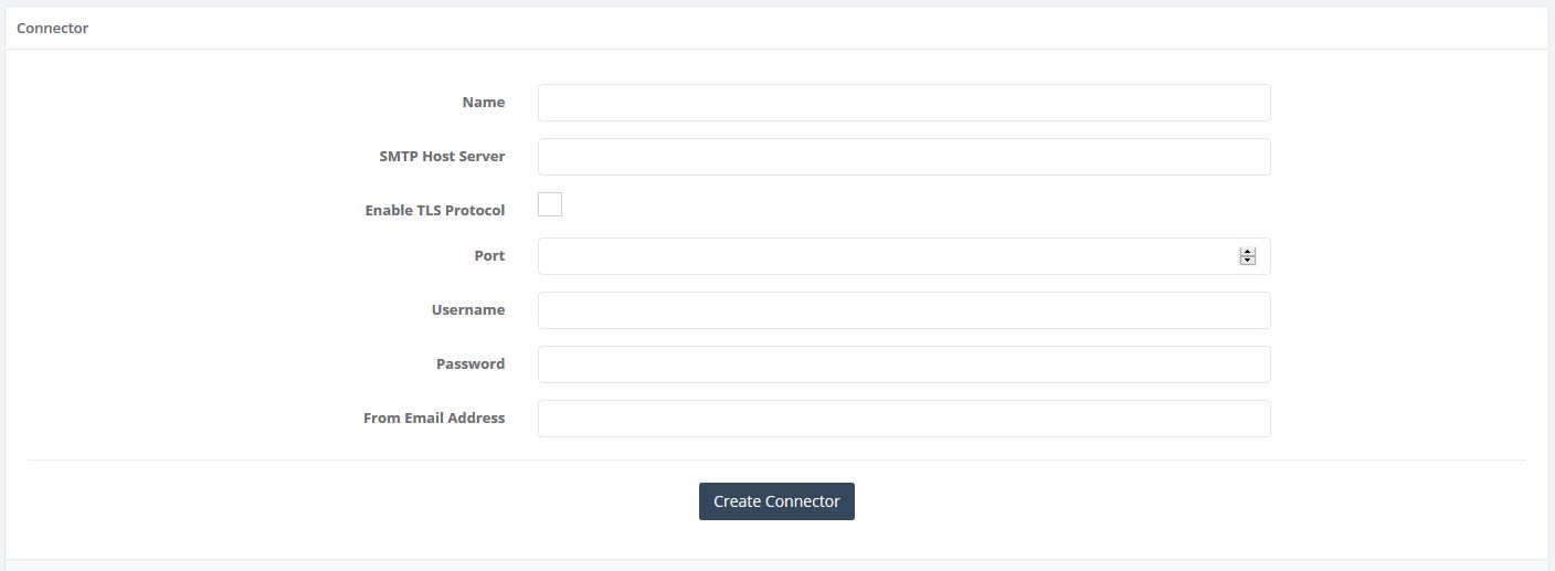 SMTP Connector Properties