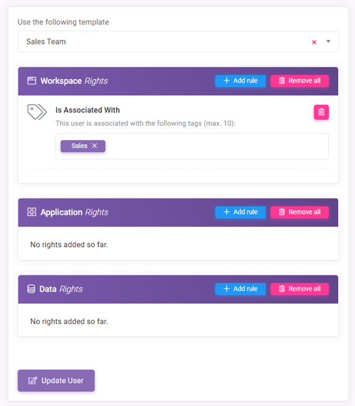 Users Picture 13: Edit Users interface screenshot 4 in User Management