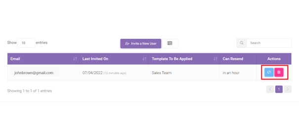 Users Picture 5: Invite a New User interface screenshot 4 in User Invitation