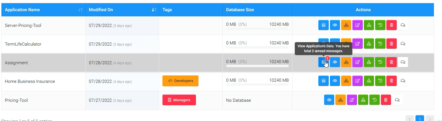 Application Data Chat 09 min: Data Chat interface screenshot 4