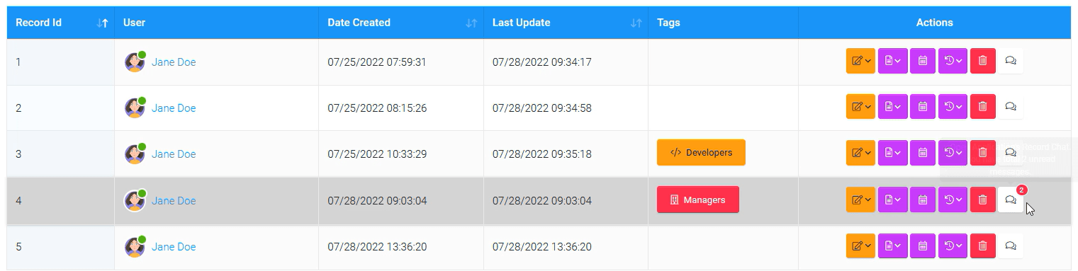 Application Data Chat 10 min: Data Chat interface screenshot 5