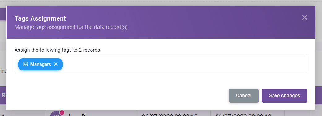 Assigning Tags to Records 05