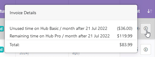 Billing History 04 min: Billing History interface screenshot 4
