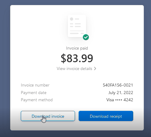 Billing History 06 min: Billing History interface screenshot 6