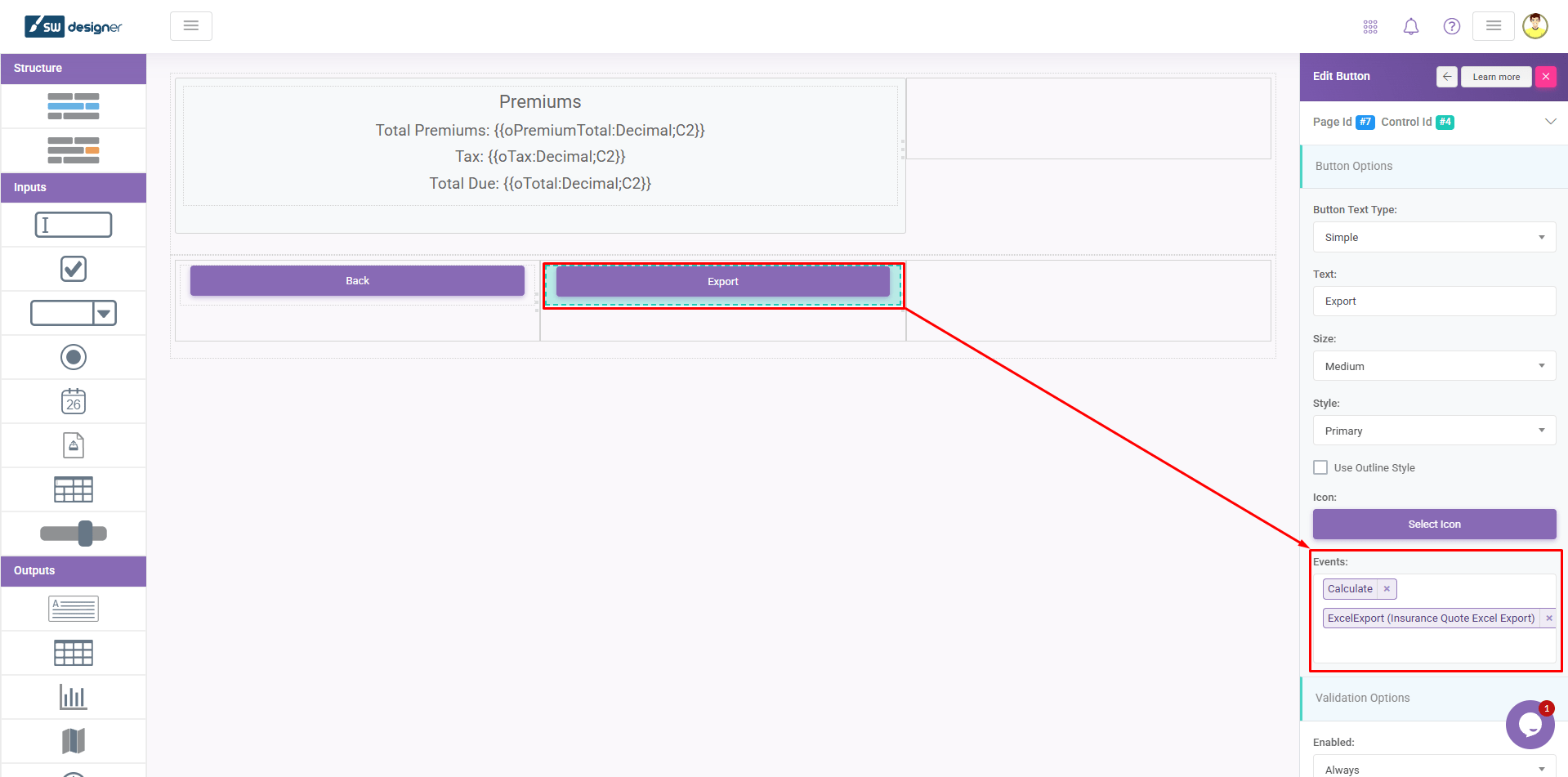 Excel Export Action Button: Excel Export interface screenshot 10