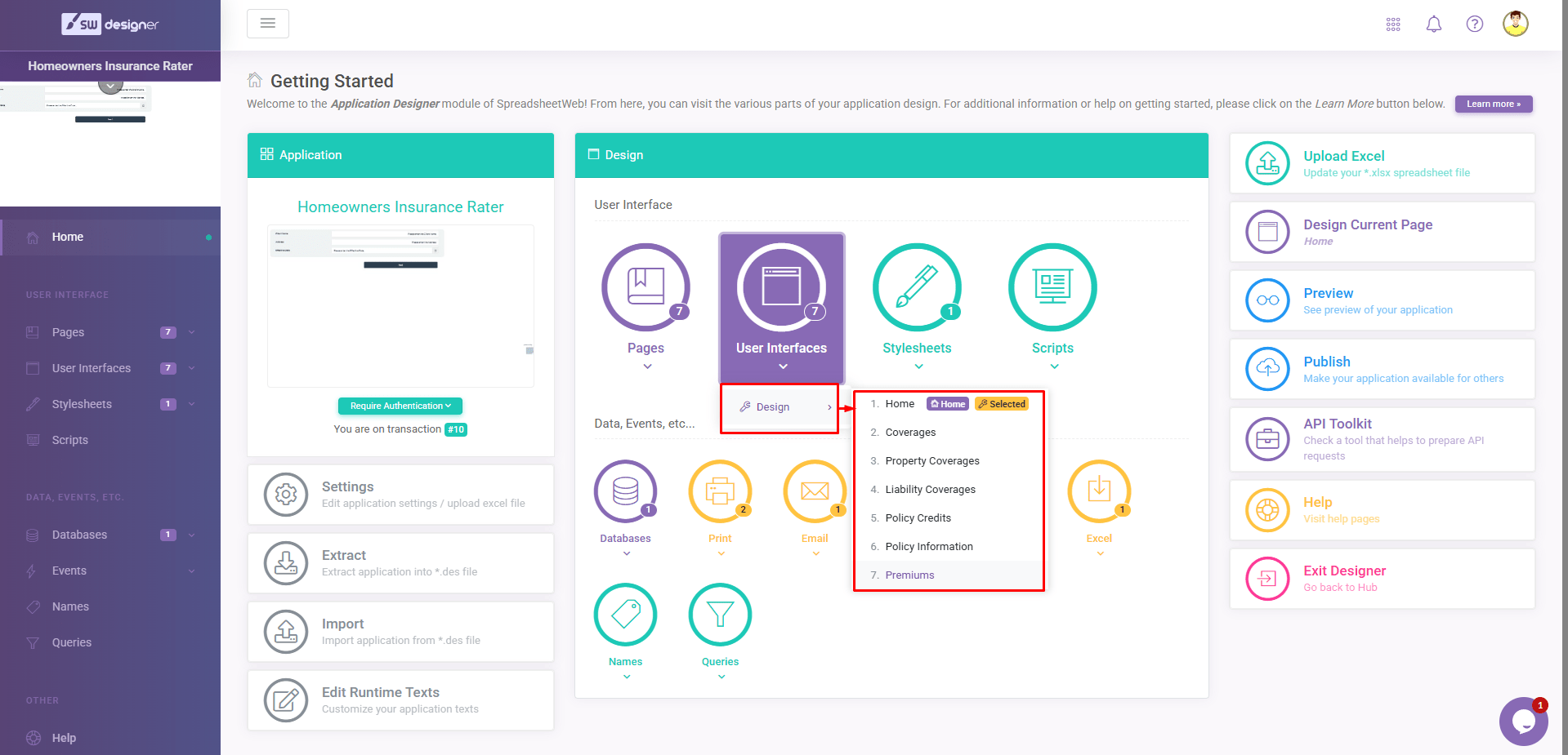 Excel Export User Interface: Excel Export interface screenshot 9