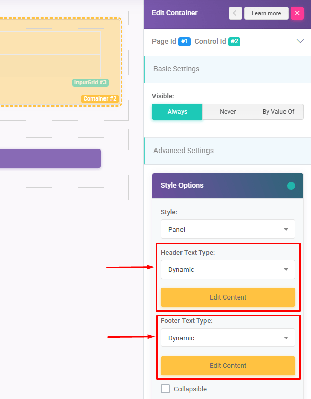 Footer and Header Now: Dynamic Header and Footer interface screenshot 11 in Containers