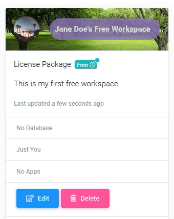 Workspaces 10 min: Updating A Workspace interface screenshot 11 in Workspaces