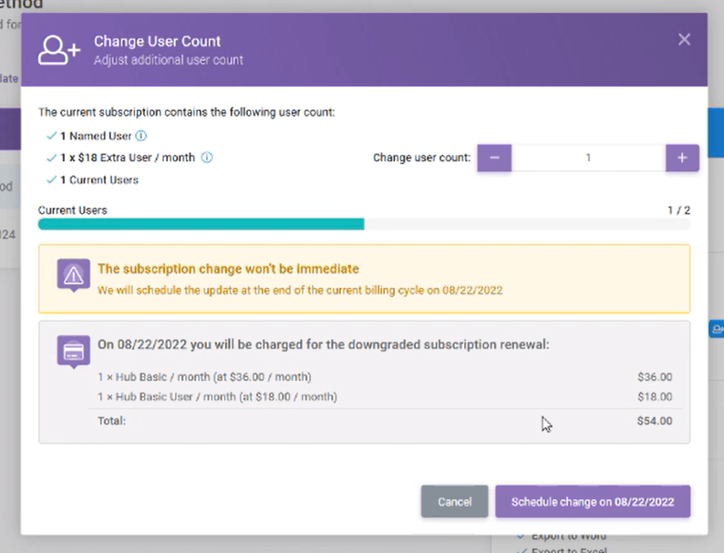 Workspaces 16 - Update Subscription