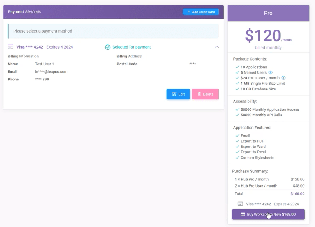 Workspaces 23 min: Changing User Count While Updating a Workspace Subscription interface screenshot 14 in User Management in Workspaces