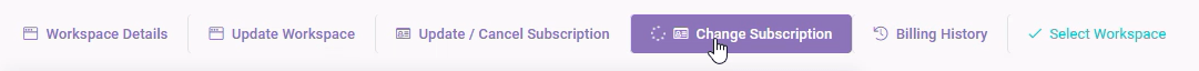 Workspaces 25 min: Upgrading A Workspace Subscription interface screenshot 2 in Subscriptions