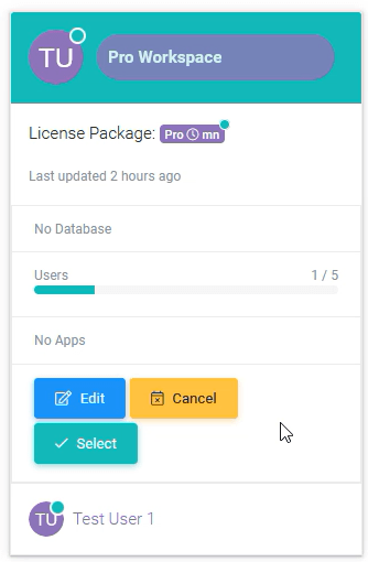 Workspaces 29 min: Downgrading A Workspace Subscription interface screenshot 6 in Subscriptions