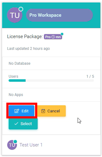 Workspaces 35 min: Cancelling a Subscription interface screenshot 13 in Subscriptions