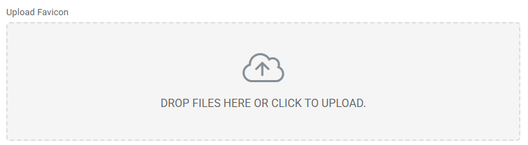 upload favicon: Upload Favicon interface screenshot 24 in Application