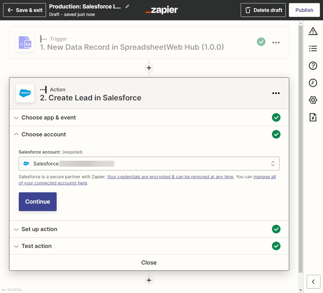 06 min: Connecting an Online Calculator to Salesforce interface screenshot 7