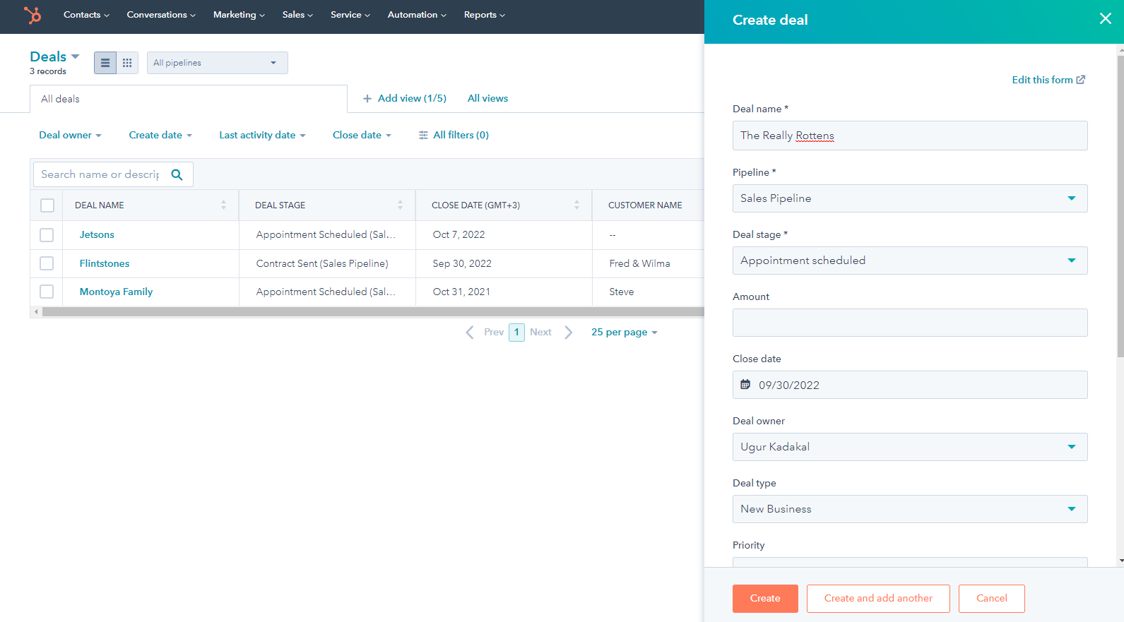 Hubspot New Deal Calculate Hubspot Update Deal 17: Adding Quoting Calculations to HubSpot interface screenshot 16
