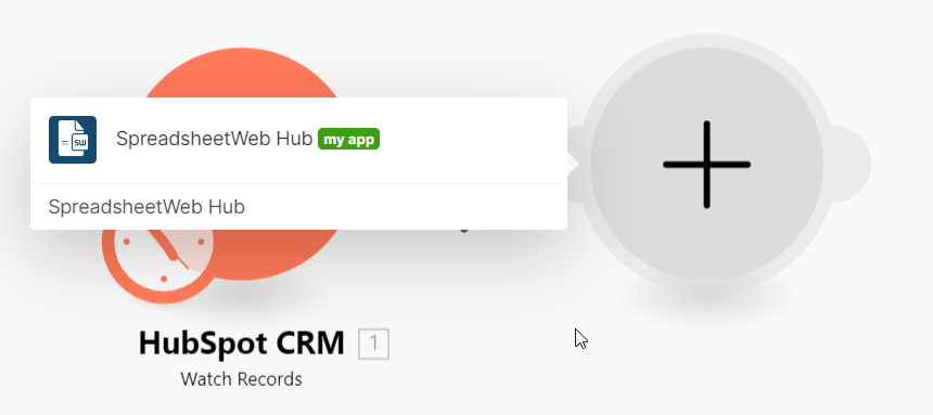 05 Action Spreadsheet Web Hub Select Spreadsheet Web Hub App: Connecting Quoting Applications to HubSpot interface screenshot 6