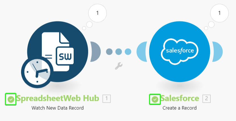 08 Scenario Test is successful: Connecting an Online Calculator to Salesforce interface screenshot 9