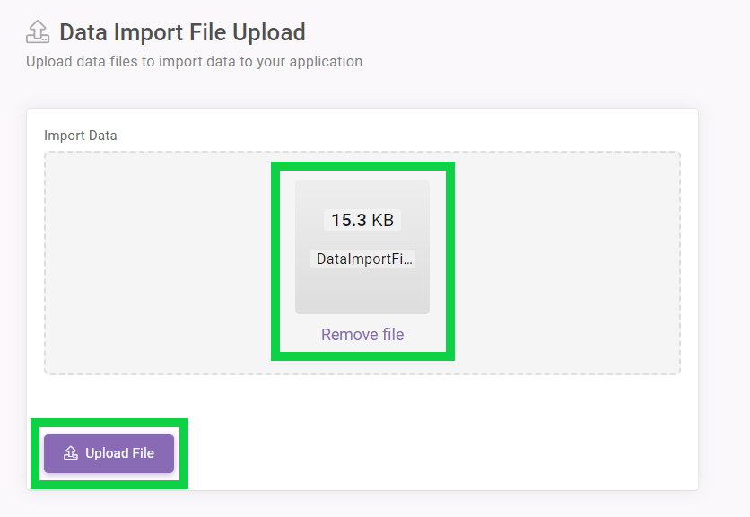Importing Process interface screenshot 3 in Data Import