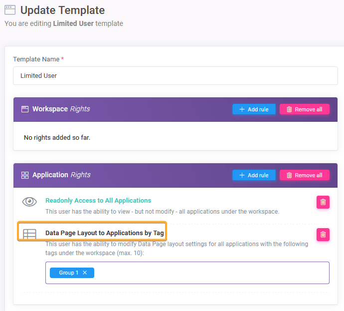 Save Layout as New interface screenshot 2 in Data Layout