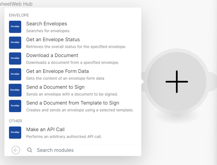 DC 5: Automating E-Signature Collection with Make.com interface screenshot 6
