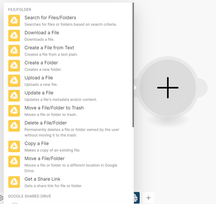 GD 5: Uploading Files to Google Drive with Make.com interface screenshot 6