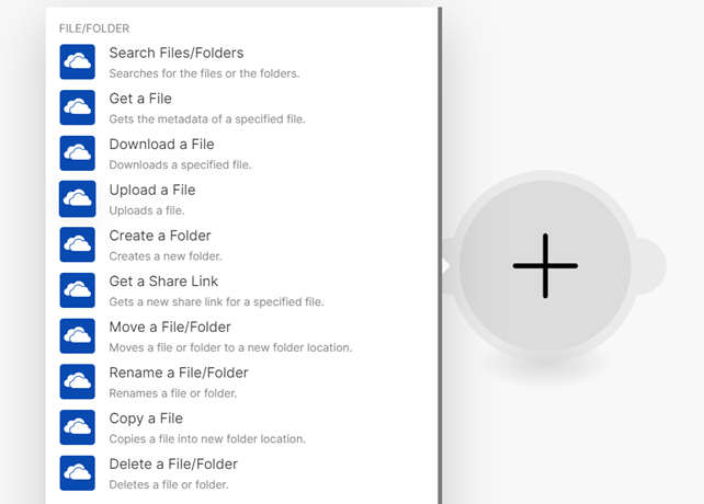 OD 2: Uploading Files to OneDrive with Make.com interface screenshot 6