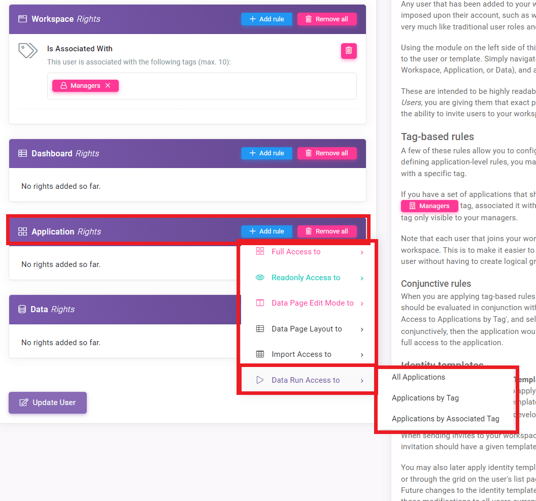RUNF 1: Run Feature interface screenshot 1
