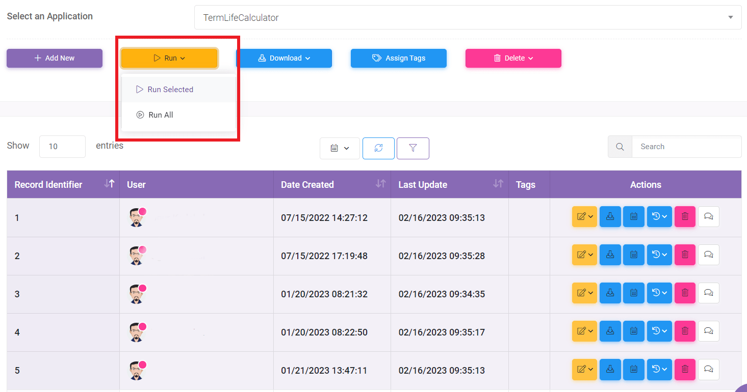 RUNF 3: Run Feature interface screenshot 3