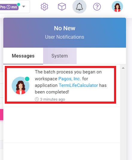 RUNF 5: System interface screenshot 6 in Notifications