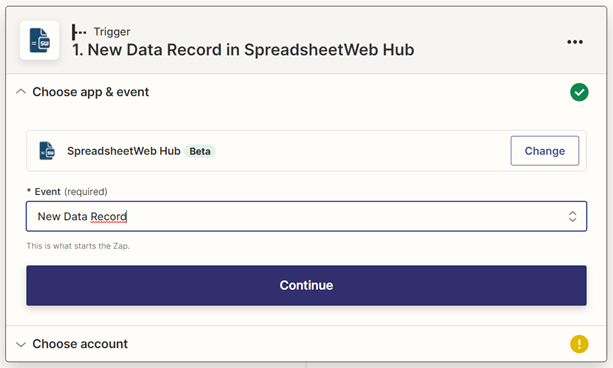 ZSS 2: Uploading Files to Google Drive with Zapier interface screenshot 2