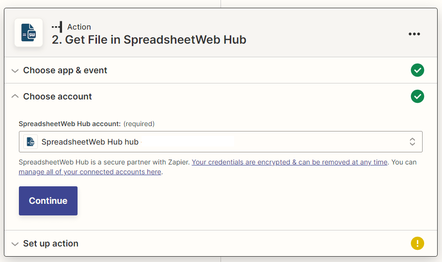 ZSS 7: Uploading Files to Google Drive with Zapier interface screenshot 7