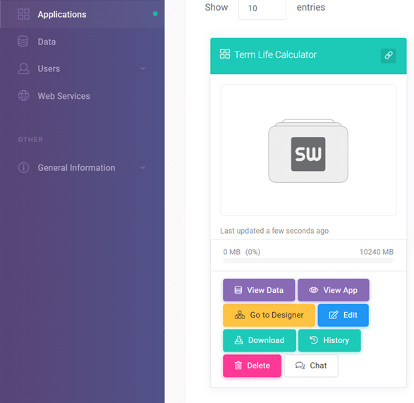 Appmigration 1: Application Migration interface screenshot 1
