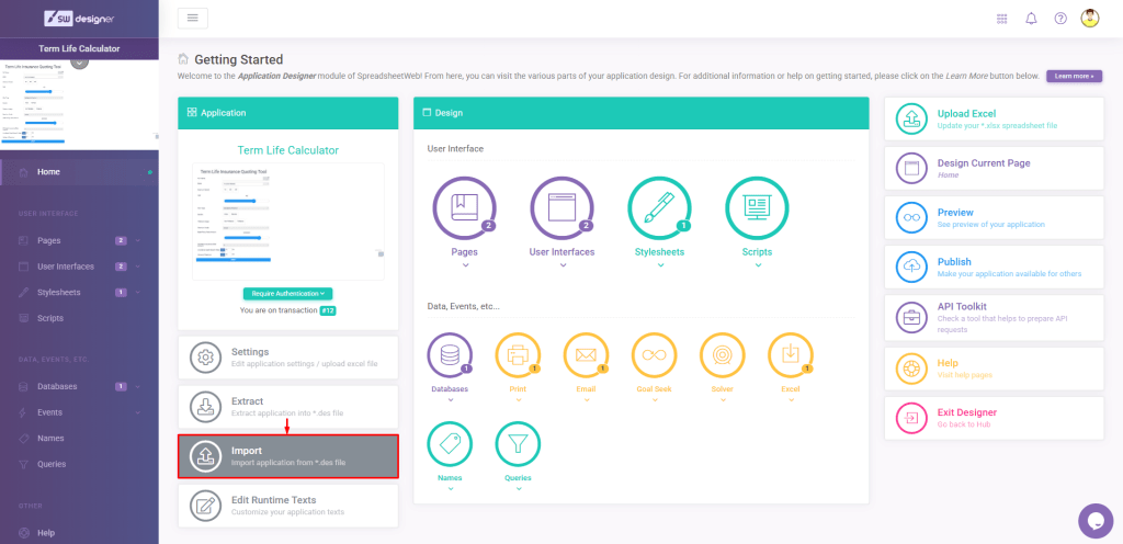 Term Life Import: Application Migration interface screenshot 5