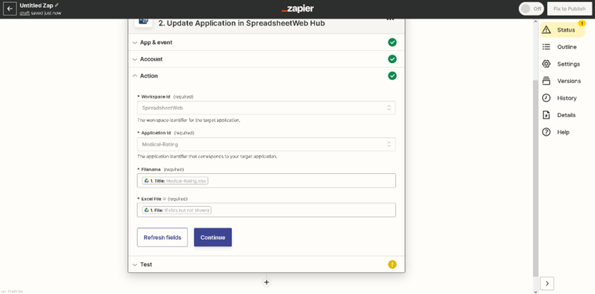 Update App GD 12: Updating SpreadsheetWeb Hub Applications with Google Drive interface screenshot 12