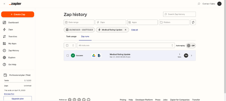 Update App GD 22: Updating SpreadsheetWeb Hub Applications with Google Drive interface screenshot 22